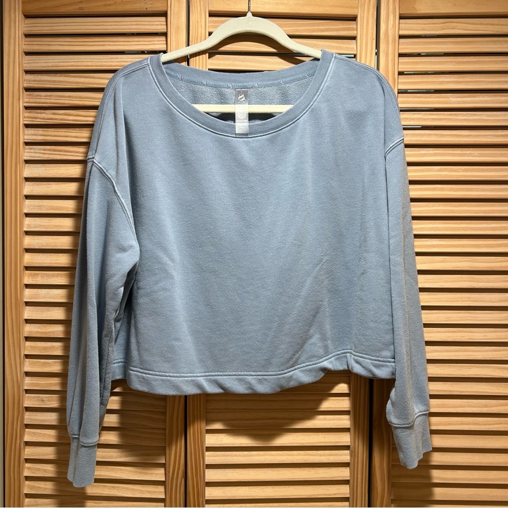 Lou & Grey Washed Cozy Cotton Dolman Sweatshirt